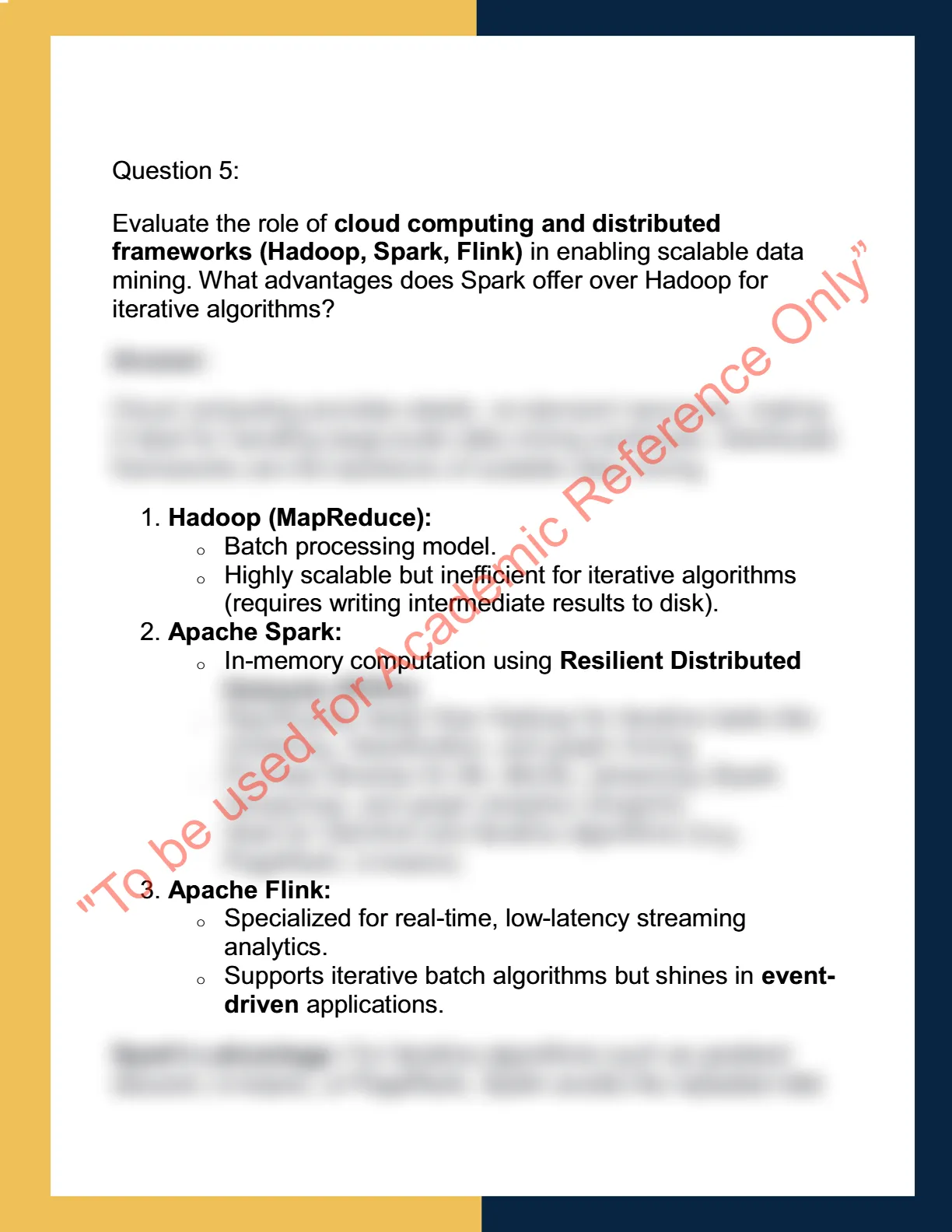 CSCI 654 –  Scalable Data Mining 5